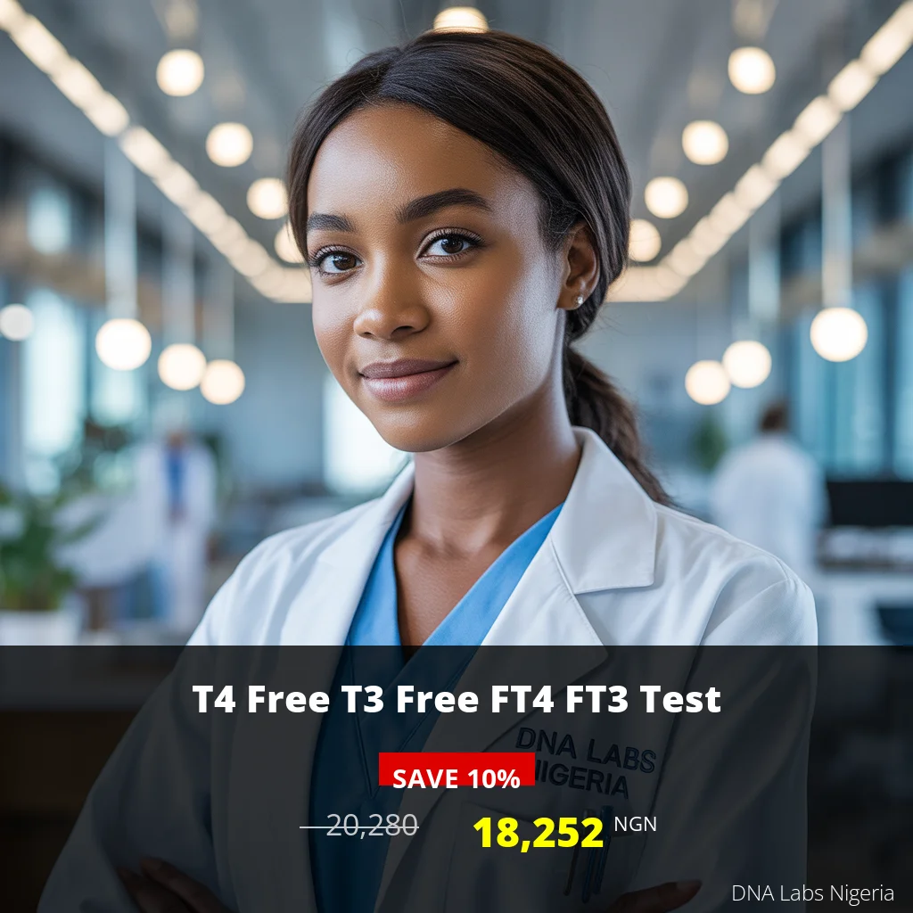 T4 Free T3 Free FT4 FT3 Test - Affordable Price in Nigeria | DNA Labs Nigeria