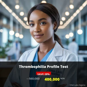 Thrombophilia Profile Test - 400000 NGN - DNA Labs Nigeria