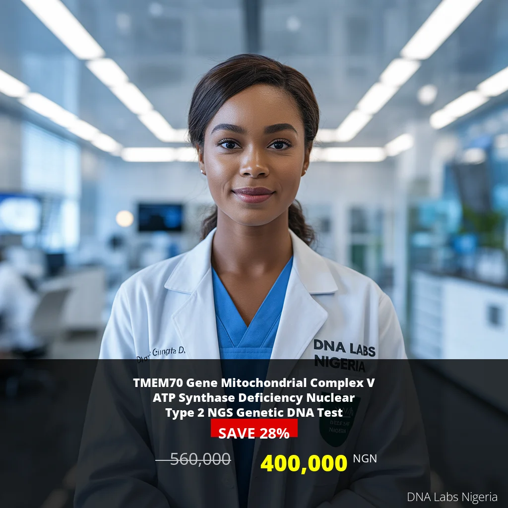 TMEM70 Gene Mitochondrial Complex V ATP Synthase Deficiency NGS Genetic DNA Test - 560000 NGN in Nigeria