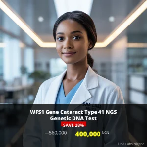 WFS1 Gene Cataract Type 41 NGS Genetic DNA Test in Nigeria - 400