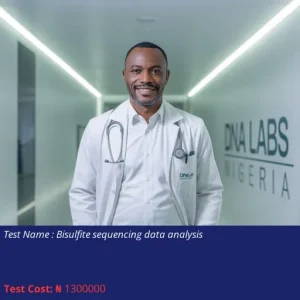 Bisulfite Sequencing Data Analysis cost NGN 1300000