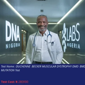 Duchenne Becker Muscular Dystrophy DMD BMD Gene Mutation Test cost NGN 280000