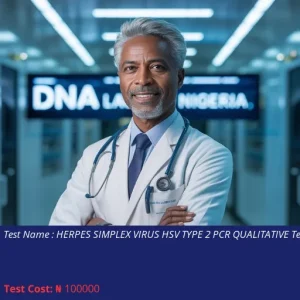 Herpes Simplex Virus HSV Type 2 PCR Qualitative Test cost NGN 100000