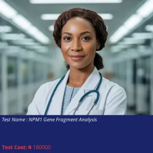 NPM1 Gene Fragment Analysis cost NGN 180000