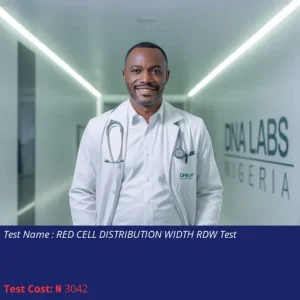 Red Cell Distribution Width RDW Test cost NGN 3042