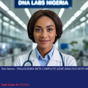 Thalassemia Beta Complete Gene Analysis With MCC Test cost NGN 420000