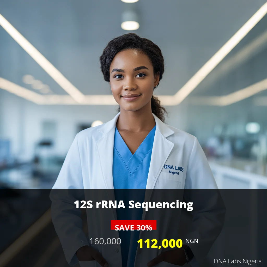 12S rRNA Sequencing Test in Nigeria - Affordable at 112