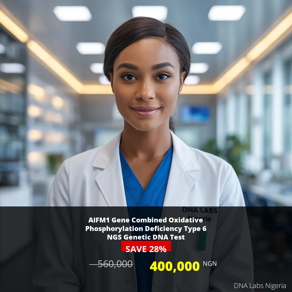 AIFM1 Gene Combined Oxidative Phosphorylation Deficiency Type 6 NGS Genetic DNA Test - 560000 NGN in Nigeria