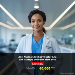Anti Nuclear Antibody Factor ANA ANF IFA HEP2 END POINT TITRE Test - 60000 NGN - Nigeria
