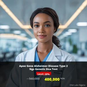 APOE Gene Alzheimer Disease Type 2 NGS Genetic DNA Test in Nigeria - 400000 NGN