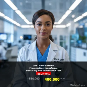 APRT Gene Adenine Phosphoribosyltransferase Deficiency NGS Genetic DNA Test in Nigeria - 400