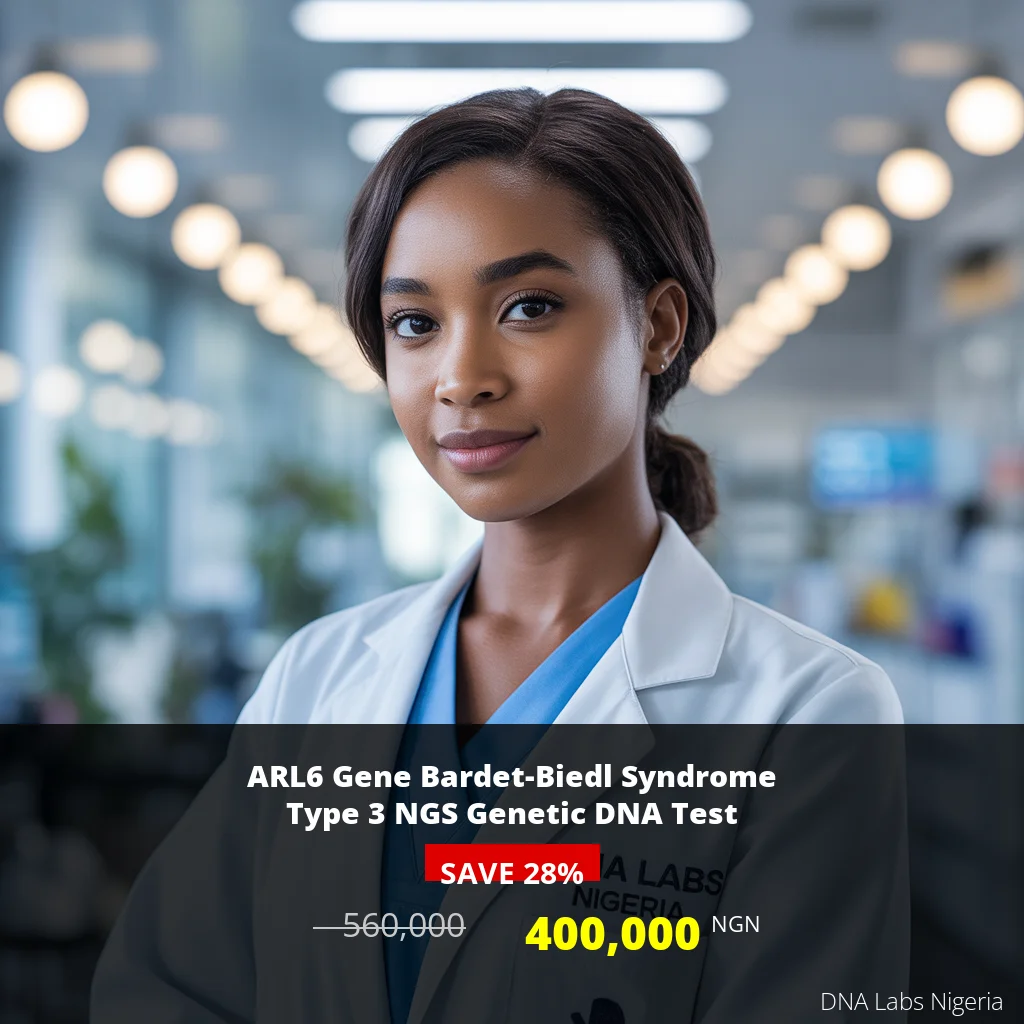 ARL6 Gene Bardet-Biedl Syndrome Type 3 NGS Genetic DNA Test in Nigeria - 400