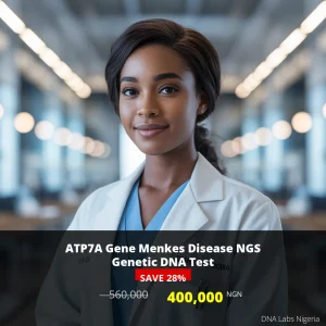 ATP7A Gene Menkes Disease NGS Genetic DNA Test in Nigeria - 400
