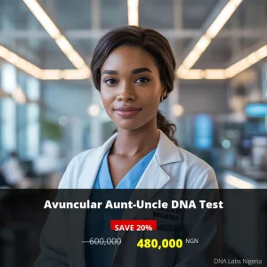 Avuncular Aunt-Uncle DNA Test in Nigeria - 480