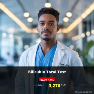 Bilirubin Total Test in Nigeria - Price 3640 NGN | DNA Labs Nigeria