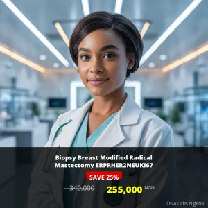 Biopsy Breast Modified Radical Mastectomy ERPRHER2NEUKI67 - 255