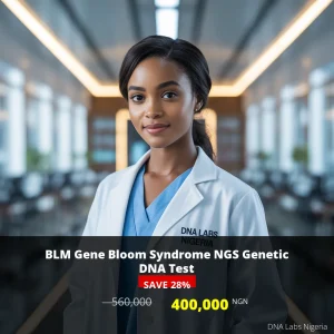 BLM Gene Bloom Syndrome NGS Genetic DNA Test - 400000 NGN - Nigeria