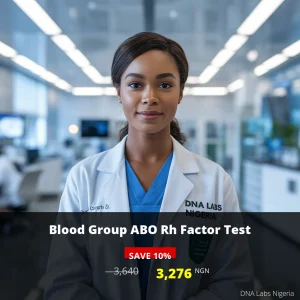 Blood Group ABO Rh Factor Test - 3640 NGN - Nigeria