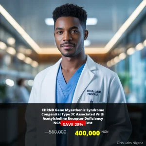 CHRND Gene Myasthenic Syndrome Congenital Type 3C NGS Test – 400