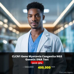 CLCN1 Gene Myotonia Congenita NGS Genetic DNA Test - 400
