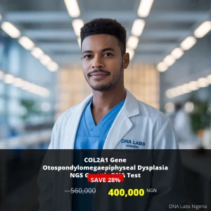 COL2A1 Gene Otospondylomegaepiphyseal Dysplasia NGS Genetic DNA Test - 560000 NGN in Nigeria