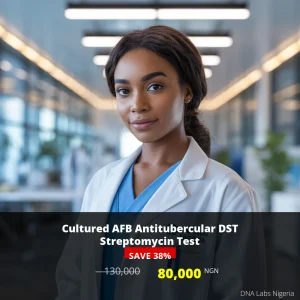 Cultured AFB Antitubercular DST Streptomycin Test - 80