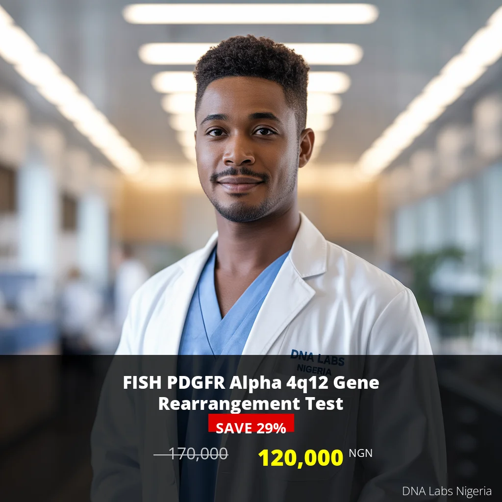 FISH PDGFR Alpha 4q12 Gene Rearrangement Test - 120000 NGN - Nigeria