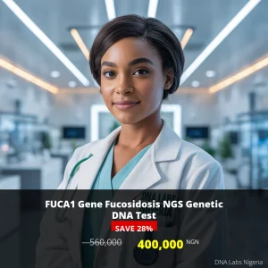 FUCA1 Gene Fucosidosis NGS Genetic DNA Test - 560
