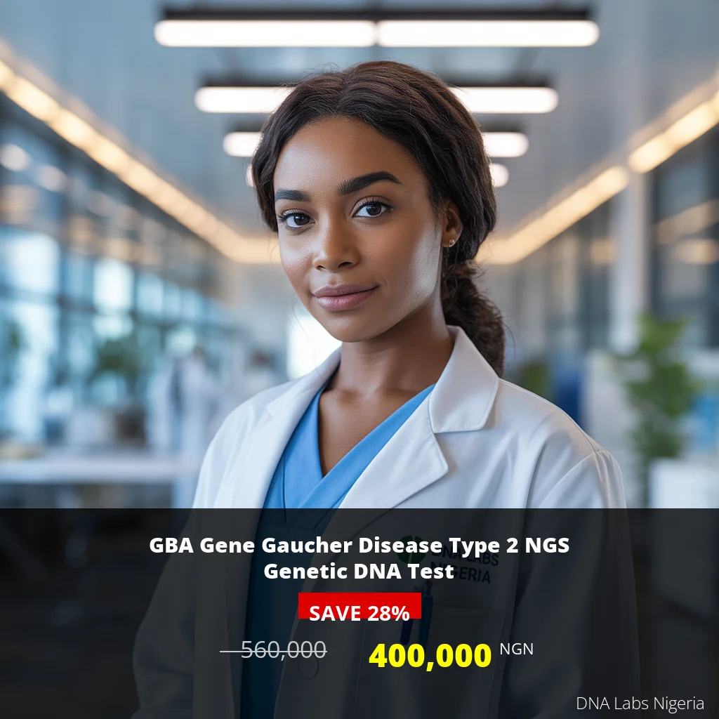 GBA Gene Gaucher Disease Type 2 NGS Genetic DNA Test - 400