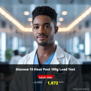 Glucose 15 Hour Post 100g Load Test - 2080 NGN - Nigeria