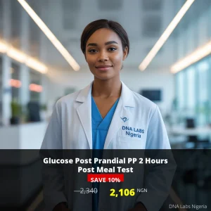 Glucose Post Prandial PP 2 Hours Post Meal Test - 2340 NGN in Nigeria