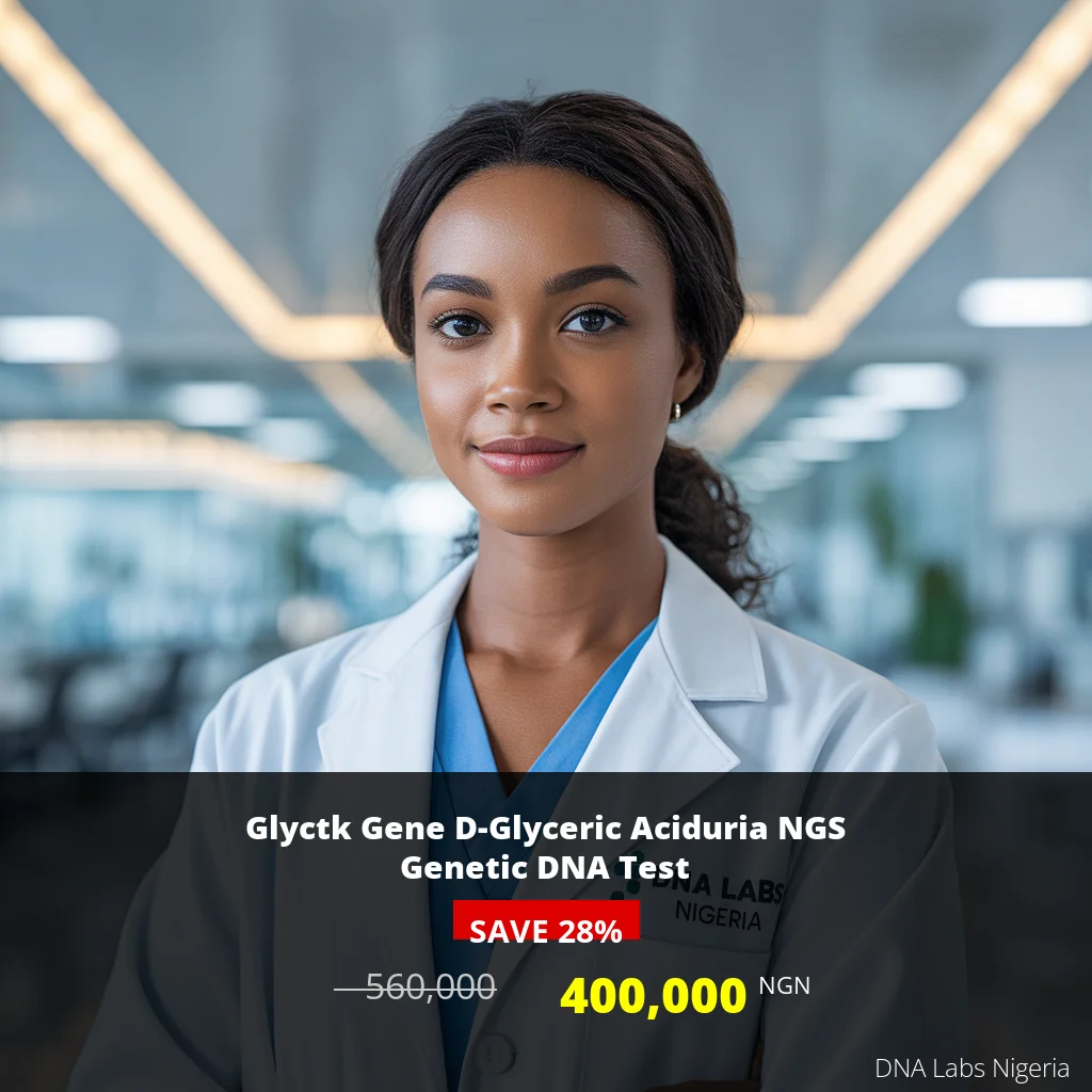 Glyctk Gene D-Glyceric Aciduria NGS Genetic DNA Test - 400