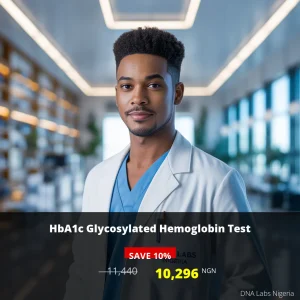 HbA1c Glycosylated Hemoglobin Test in Nigeria - Price: 11440 NGN