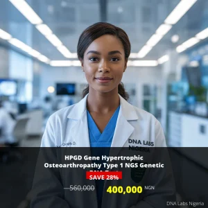 HPGD Gene Hypertrophic Osteoarthropathy Type 1 NGS Genetic DNA Test - 400