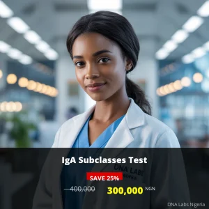IgA Subclasses Test - 300000 NGN - Nigeria | DNA Labs Nigeria