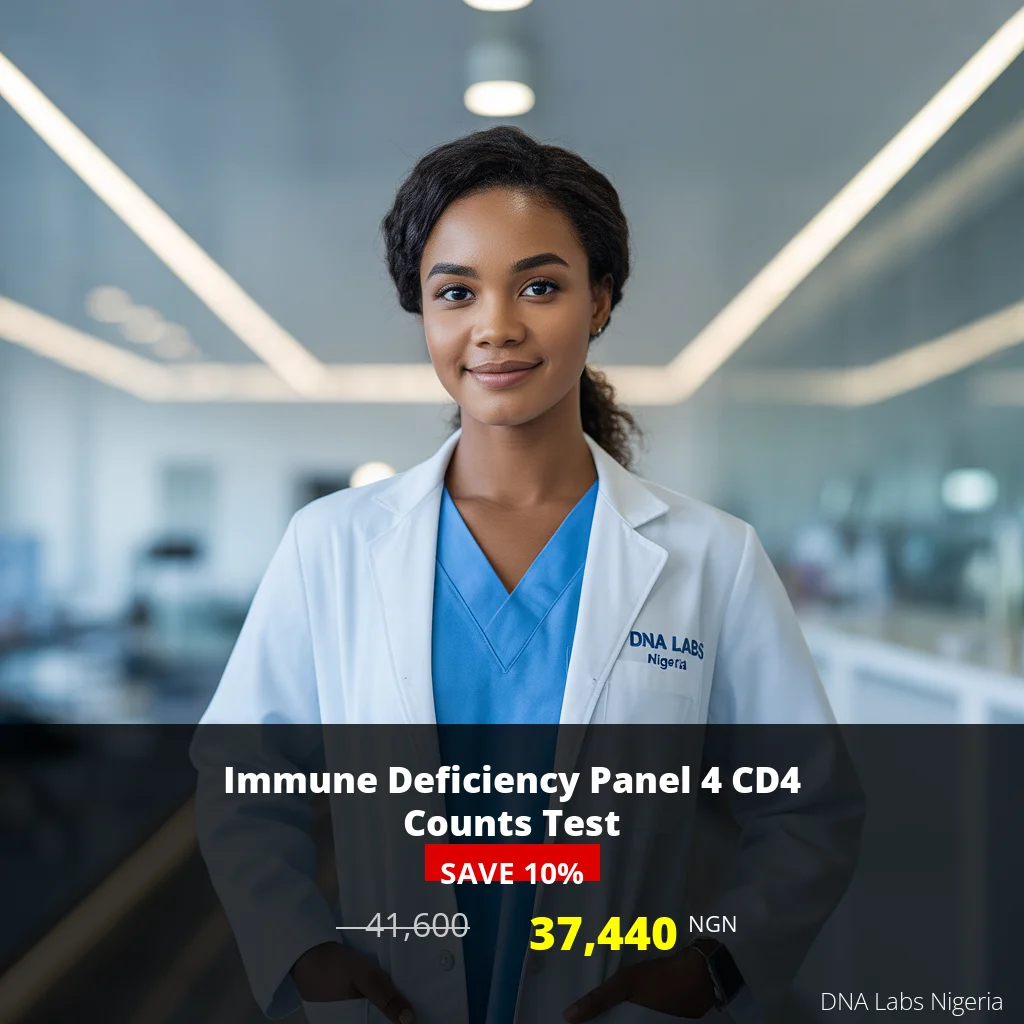 Immune Deficiency Panel 4 CD4 Counts Test - 37