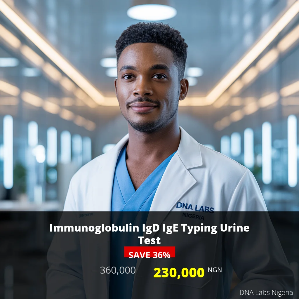 Immunoglobulin IgD IgE Typing Urine Test - 230000 NGN - Nigeria