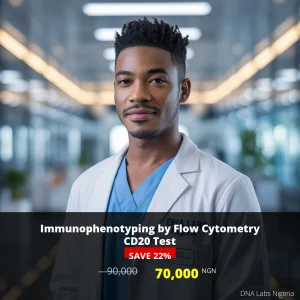 Immunophenotyping by Flow Cytometry CD20 Test - 70