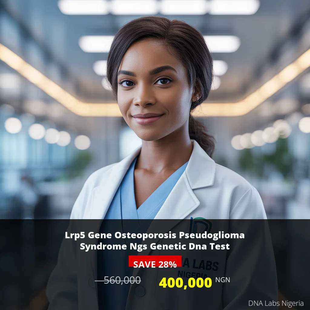 Lrp5 Gene Osteoporosis Pseudoglioma Syndrome Ngs Genetic DNA Test - 560000 NGN in Nigeria