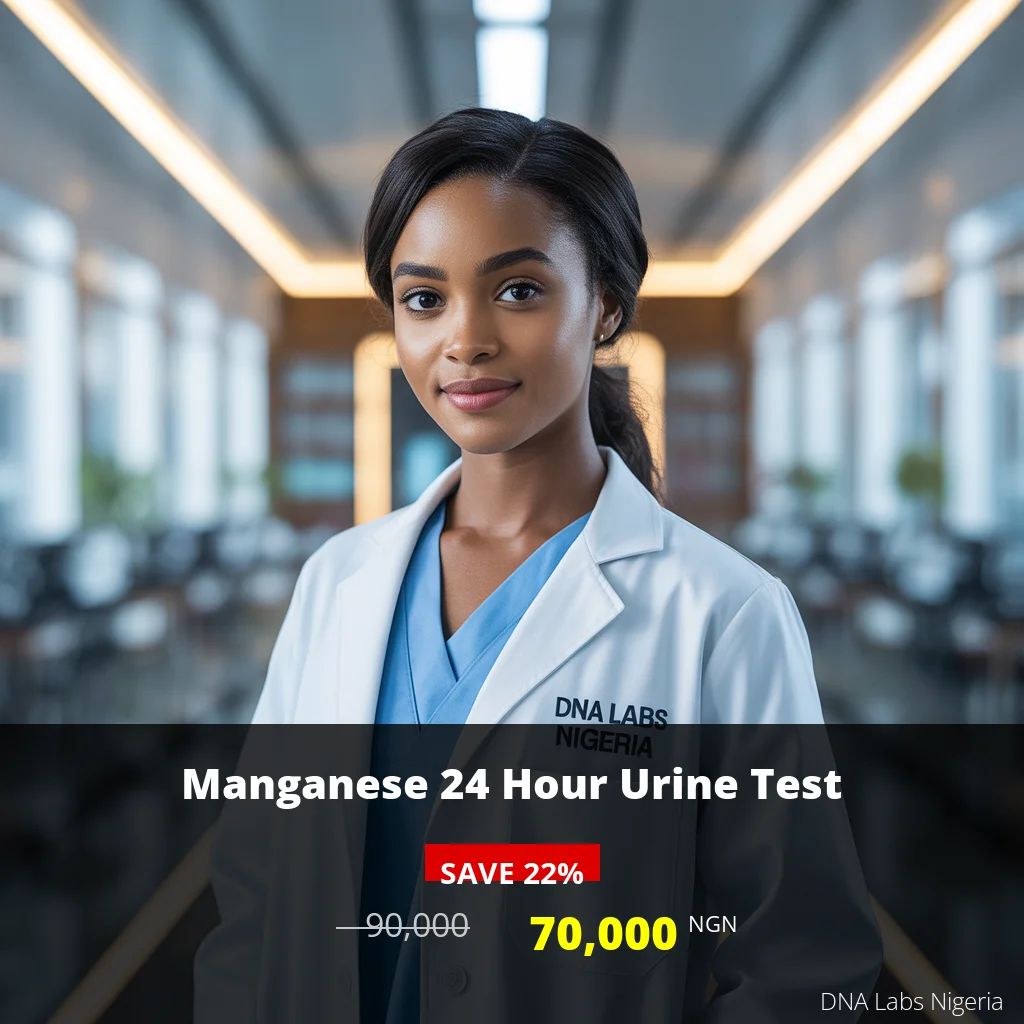 Manganese 24 Hour Urine Test - 70