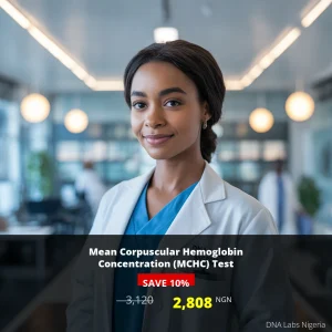 Mean Corpuscular Hemoglobin Concentration (MCHC) Test - 2808 NGN - Nigeria