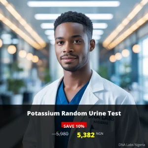 Potassium Random Urine Test - 5980 NGN - DNA Labs Nigeria