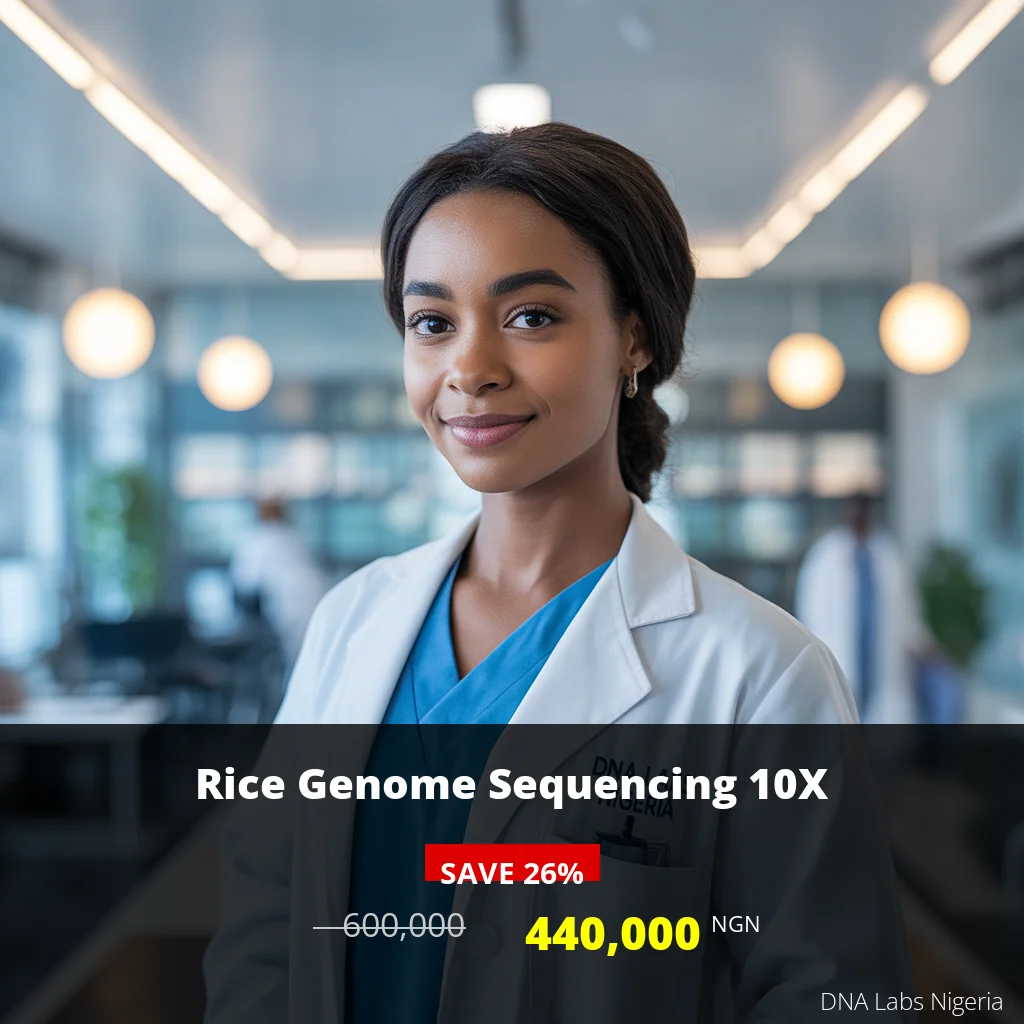 Rice Genome Sequencing 10X - Affordable Price of 600000 NGN in Nigeria