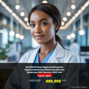 SLC25A15 Gene Hyperornithinemia Hyperammonemia Homocitrullinuria Syndrome NGS Genetic DNA Test - 560000 NGN - Nigeria