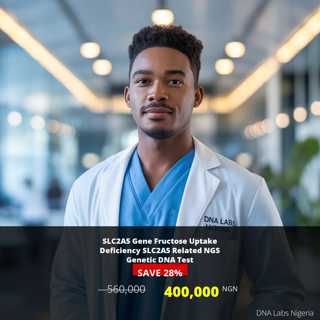 SLC2A5 Gene Fructose Uptake Deficiency NGS Genetic DNA Test - 400000 NGN in Nigeria