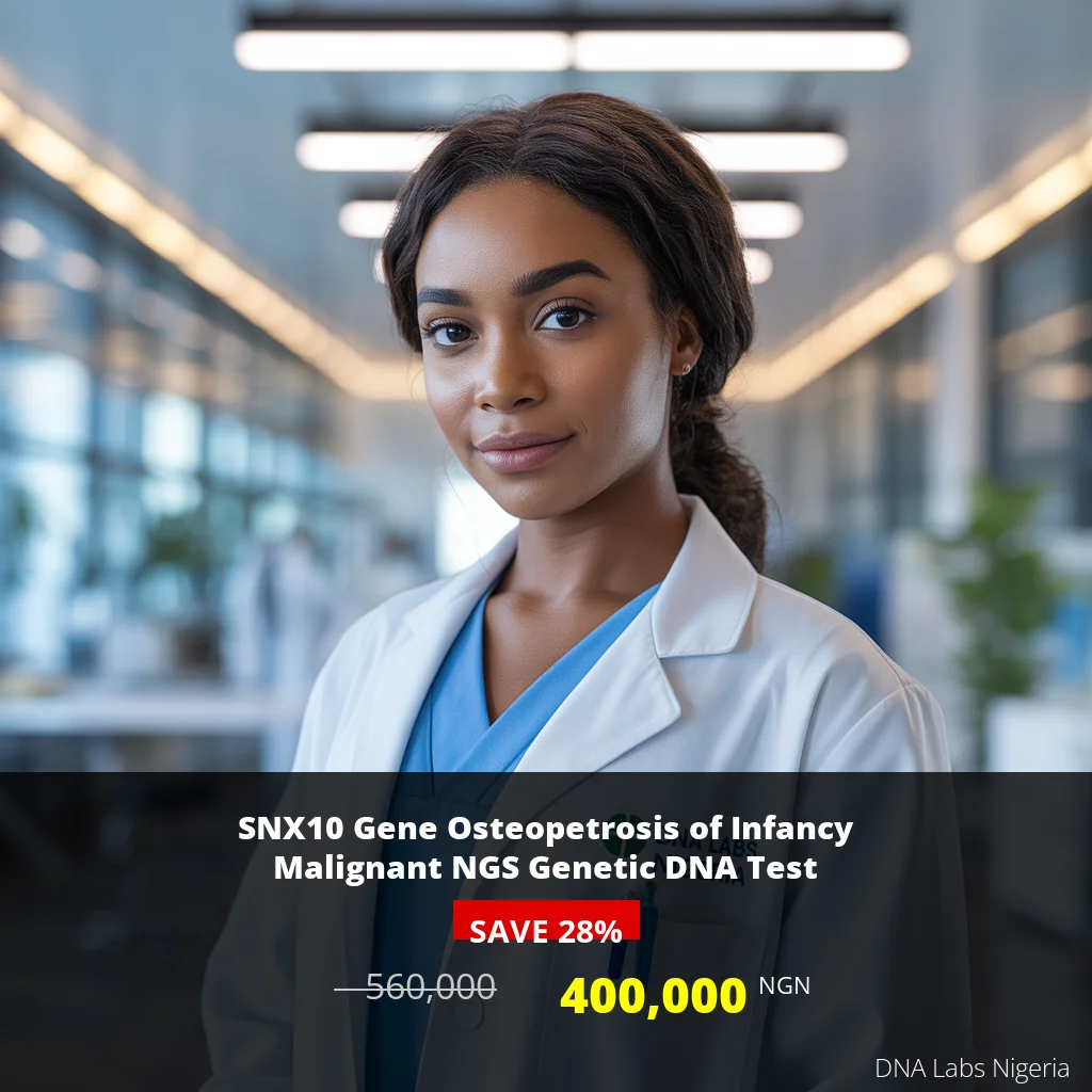 SNX10 Gene Osteopetrosis of Infancy Malignant NGS Genetic DNA Test - 560000 NGN in Nigeria