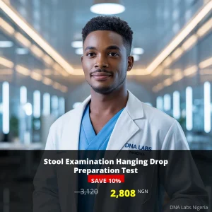 Stool Examination Hanging Drop Preparation Test - 2808 NGN - Nigeria