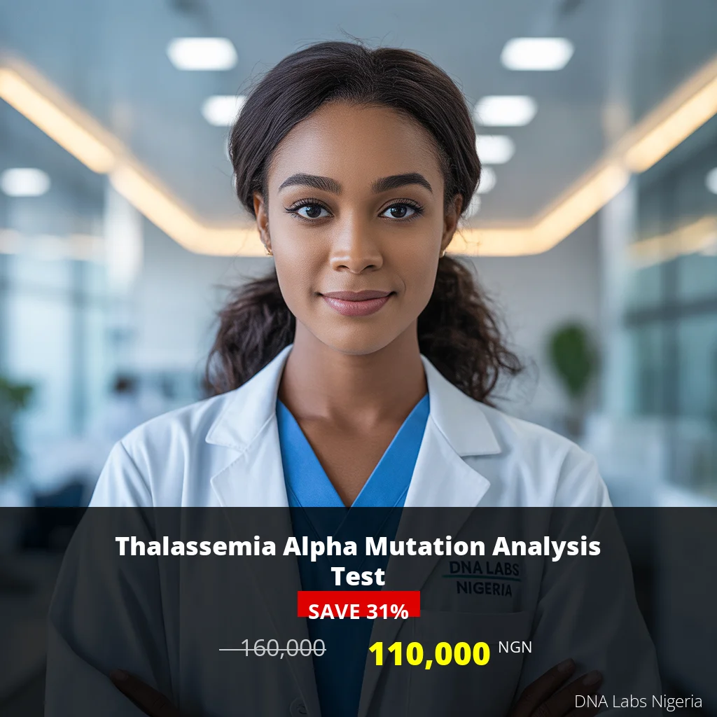 Thalassemia Alpha Mutation Analysis Test - 110