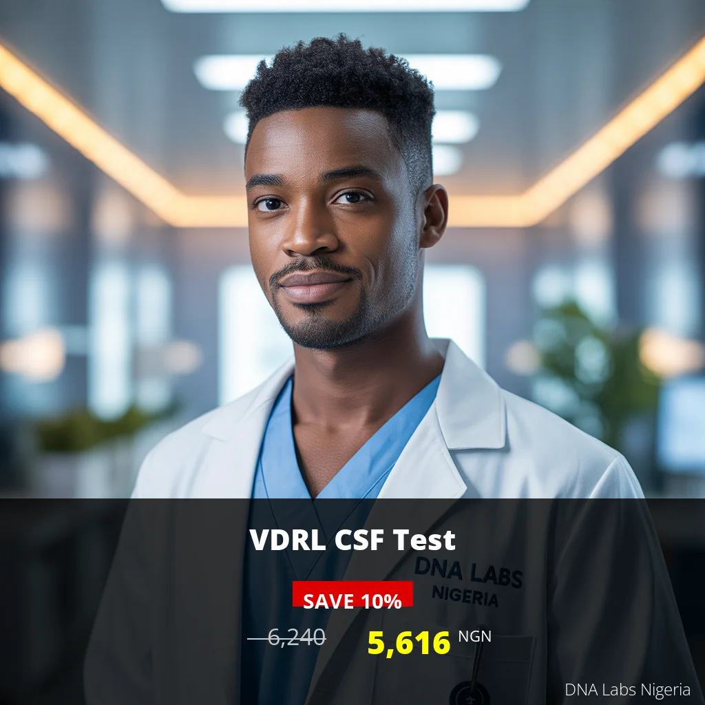 VDRL CSF Test - 5616 NGN - Nigeria | Book Your Test Today