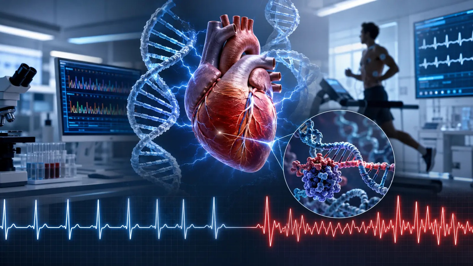 RYR2 genetic testing and ECG analysis for catecholaminergic polymorphic ventricular tachycardia (CPVT)